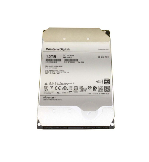 HUH721212AL4200 - HGST 12TB SAS 12Gb/s 7200RPM 3.5" HDD
