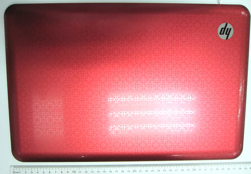 603654-001 - HP 15.6" Red LCD Back Cover Lid