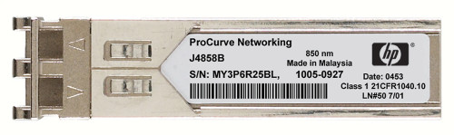 JC876A - HP 1Gb 1000Base-SX 850nm 550m LC SFP Transceiver