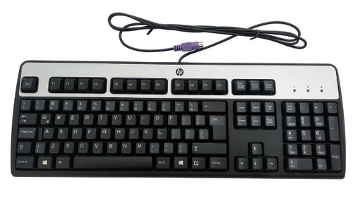 352750-AB1 - HP PS/2 Silver/Black Taiwanese Keyboard