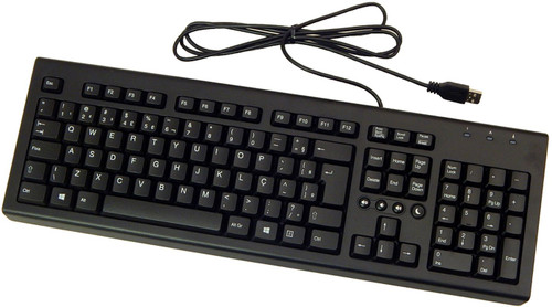 505130-201 - HP Wired USB Desktop Keyboard Black