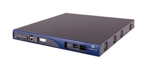 JF235A - HP 2-Port Gigabit RJ-45 6-Slot Rack Router