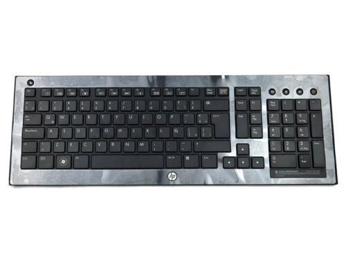 533730-071 - HP Spanish Layout Silver Desktop Keyboard