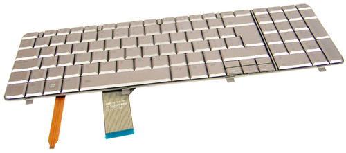 533730-BG1 - HP Swiss UT7 UV Silver Laptop Keyboard Assembly
