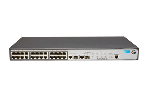 JG539-61201 - HP 24-Port 100Base-TX PoE+ Layer3 2x SFP Network Switch