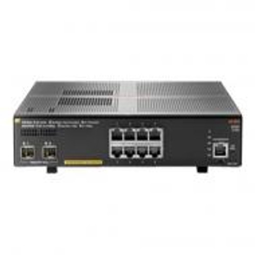 JL258-61001 - HP Aruba 2930F 8G PoE+ 2SFP+ 8-Ports 8 x 10/100/1000 (PoE+) + 2 x 1 Gigabit / 10 Gigabit SFP+ L3 Managed Rackmountable Switch