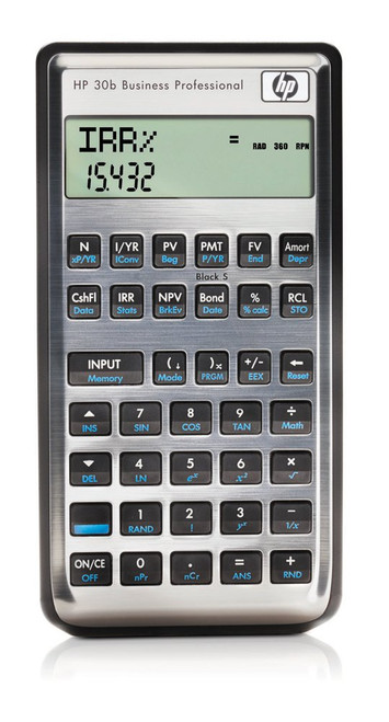 NW238AA#B12 - HP 30b Business/Financial Calculator 2 Line LCD Battery Powered