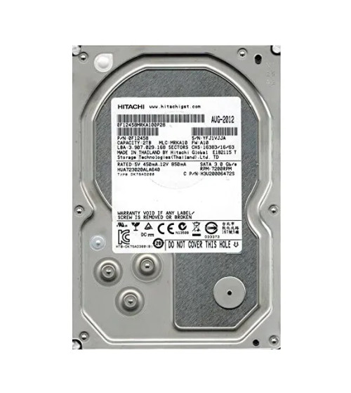0F12458 - HGST 2TB 7200RPM SATA 6Gb/s 3.5" HDD