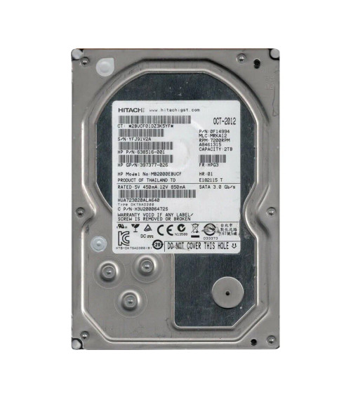 0F14994 - HGST 2TB 7200RPM SATA 6Gb/s 3.5" HDD