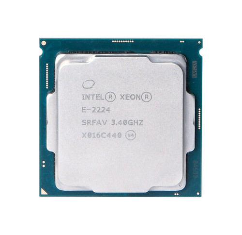 E-2224 Intel Xeon Quad-Core 3.40GHz processor for FCLGA1151 socket - compatible with server applications