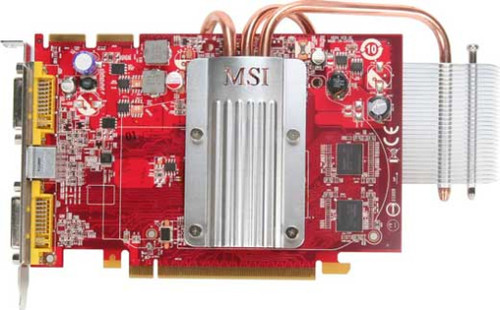 RX2600XT-T2D512EZ - MSI 512MB Radeon HD2600XT PCI Express Video Card