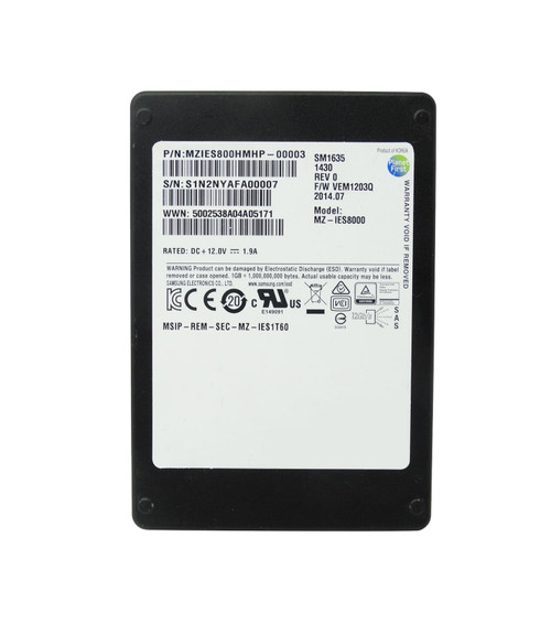 Samsung MZ-IES800D 800GB MLC SAS 12Gb/s SSD
