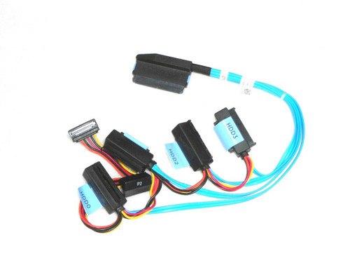 Dell 4DROP Mini SAS SATA Cable for T110 server, part number 0233TD, compatible with Dell PowerEdge servers