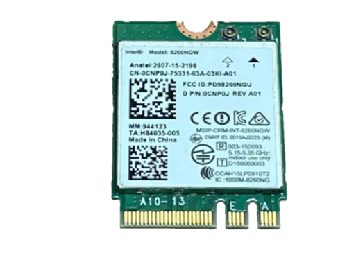 Dell Intel 8260 802.11ac/a/b/g/n Dual Band WLAN WiFi Bluetooth Card for 0CNP0J - Compatible with Dell devices