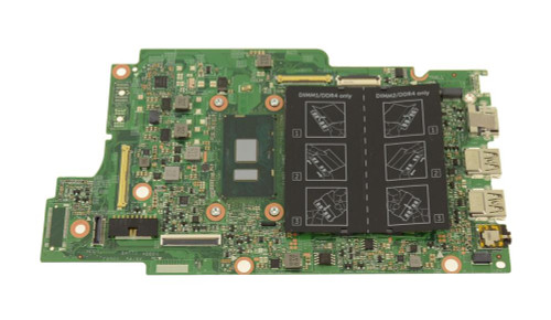 0W4VKP - Dell 2.40GHz Core i3-7100U Motherboard