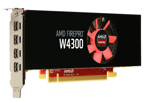 Dell AMD Firepro W4100 2GB Full Height 4x Mini Displayport Graphics Card for ProLiant DL360p Gen8 Servers