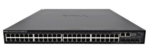 Dell PowerConnect 7048R Ethernet Managed Switch, 48-Port, 48 x 10/100/1000 + 4 x SFP, for network infrastructure