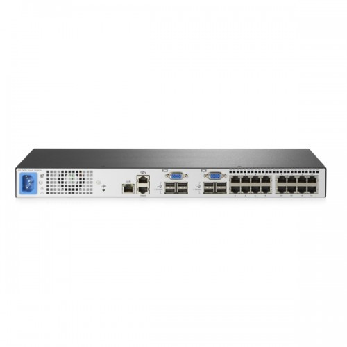 HP Q1P55A 1x2x16 G4 KVM IP Console Switch Front View