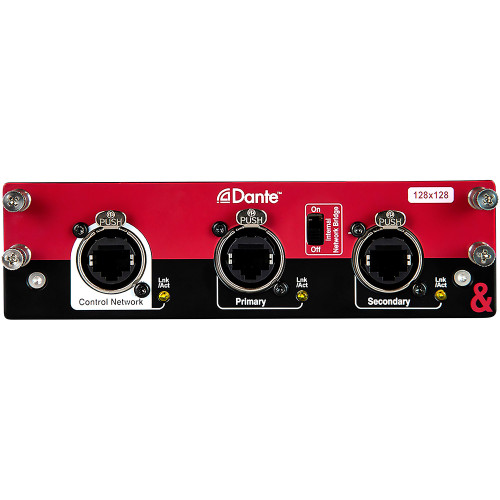 Allen & Heath AH-M-DL-DANTE128-A 128-channel dLive Networking Card Networking Card for ProLiant DL360p Gen8 Servers