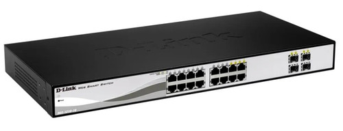 DGS-1210-16-NOB - D-LINK 16-Port Gigabit 4 Combo SFP Managed Switch
