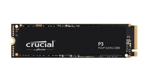 Crucial P3 Series 2TB NVMe M.2 SSD for PCI Express 3.0 x4, SKU CT2000P3SSD8, compatible with server racks