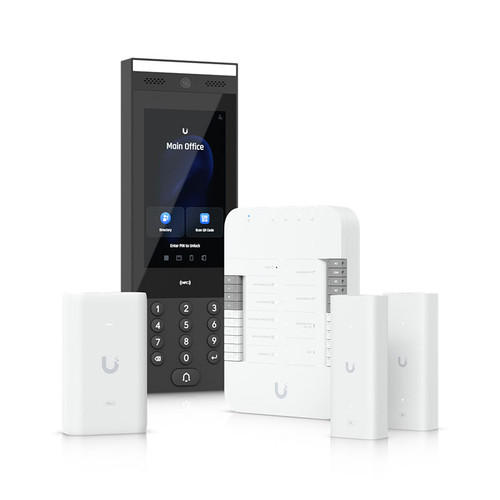 Ubiquiti Networks UA-G3-SK-GATE Gate Access Starter Kit, compatible with UA-G3-SK servers, sleek design for home security.