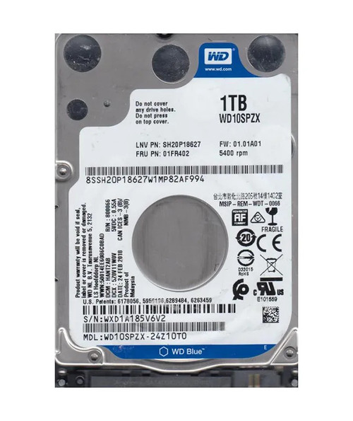 WD10SPZX-New - Western Digital 1TB 5400RPM SATA 128MB 2.5" HDD