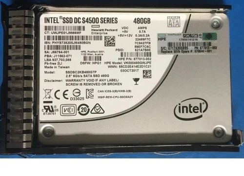 878846-001 - HPE 480GB SATA 6Gb/s 2.5" Hot-Swap SSD