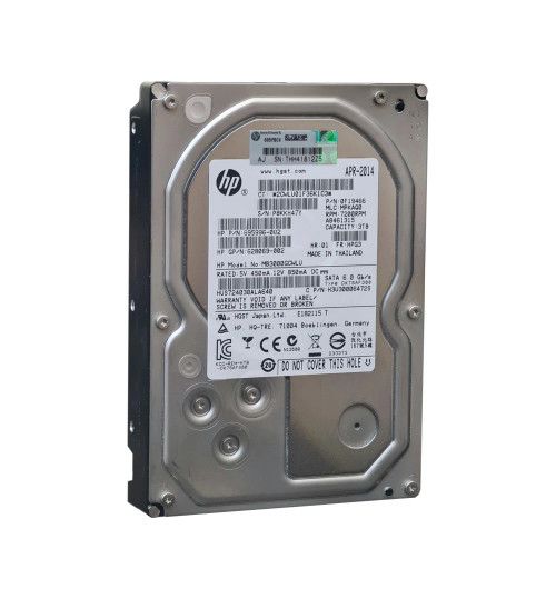 MB3000GCWLU - HP 3TB 7200RPM SATA 6Gb/s 3.5" Hot-Swap HDD