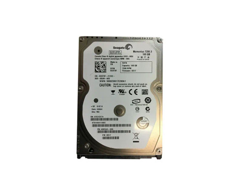 0G970F - Dell 160GB 7200RPM SATA 2.5" 16MB HDD