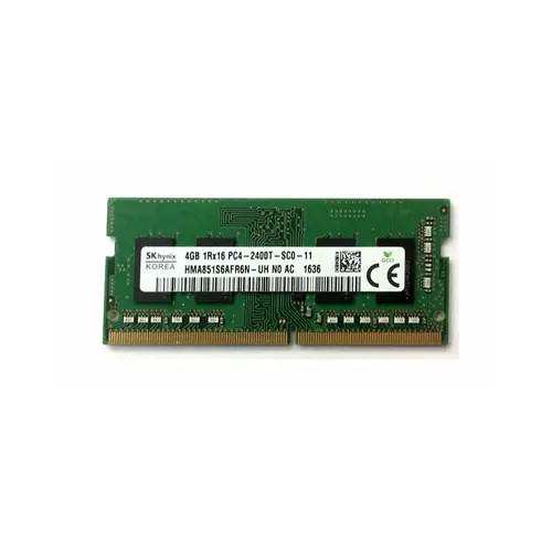 Hynix 4GB DDR4-2400MHz SoDimm Memory Module for Laptop - Single Rank, Non-ECC, CL17 - Part Number: HMA851S6AFR6N-UH