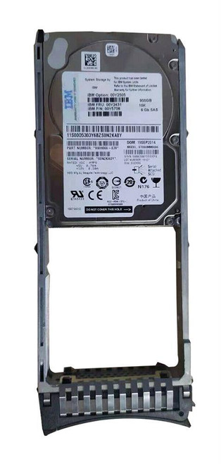 00Y2505 - IBM 900GB 10K RPM SAS 6Gb/s 2.5" HDD