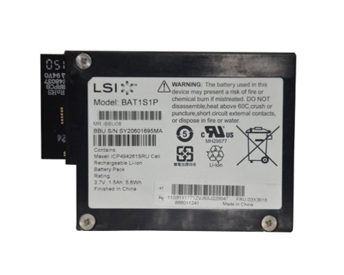03X3618 - Lenovo 3.7V 1500mAh Li-Ion RAID Battery