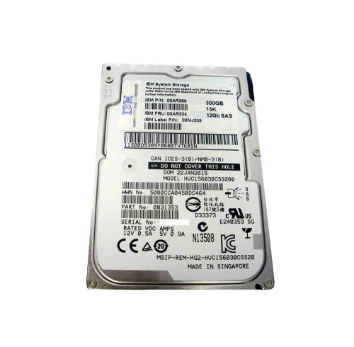 0B31353 - IBM 300GB 15000RPM SAS 12Gb/s 2.5" HDD