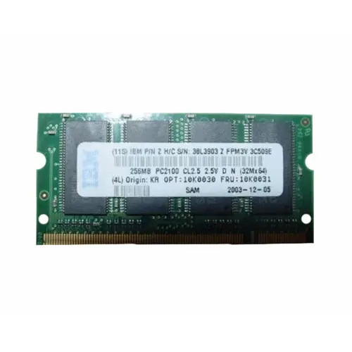 10K0030 - IBM 256MB PC2100 DDR-266MHz 200-Pin SoDIMM