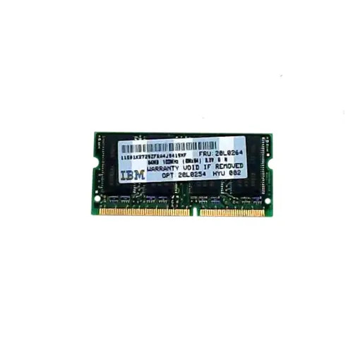 20L0264 - IBM 64MB 133MHz PC133 CL3 144-Pin SODIMM Memory