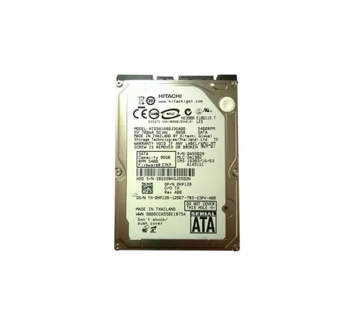 0HP128 - Dell 80GB 5400RPM IDE/ATA 2.5" HDD