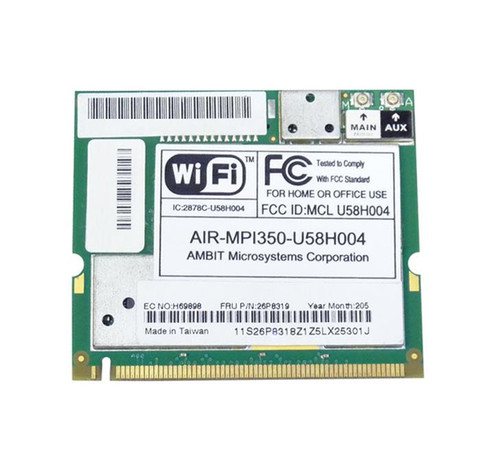 26P8319 - Cisco 802.11B Wireless MPCI Network Card