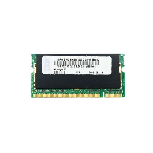 38L4900 - IBM 1GB DDR-333MHz PC2700 200-Pin SODIMM Memory