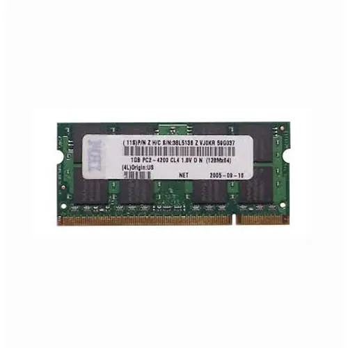 IBM 1GB DDR2-533MHz PC2-4200 SoDimm Memory Module for laptops