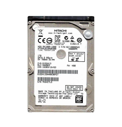 0J22413 - HGST 1TB 5400RPM SATA 6Gb/s 2.5" HDD