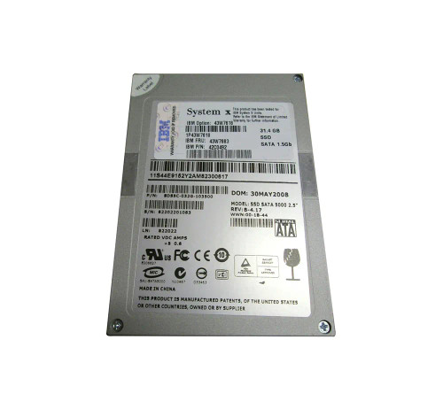 43W7683 - IBM 31.4GB SATA 1.5Gb/s 2.5" SSD