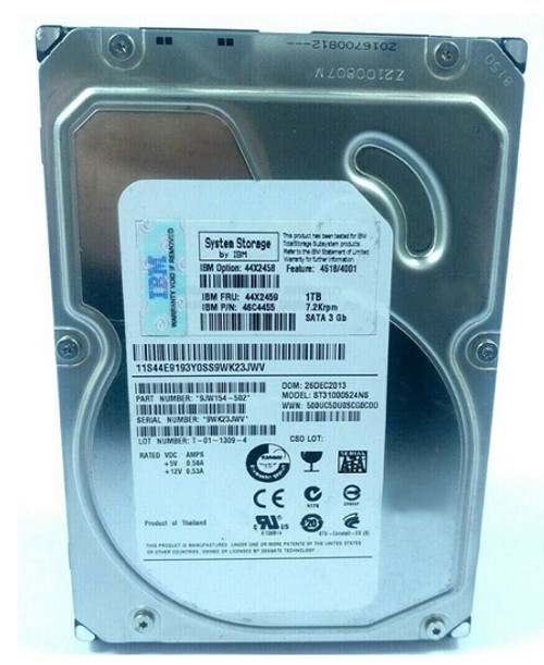 IBM 1TB 7200RPM SATA 3.5 Hard Drive for ProLiant DL360p Gen8 Servers