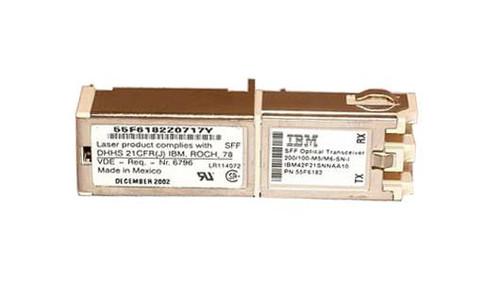 55F6182 - IBM Optical SFF Transceiver Module for Network Equipment