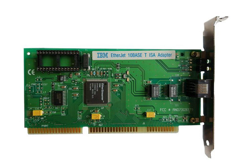 73G9721 - IBM Single-Port RJ-45 10Mbps ISA Network Adapter