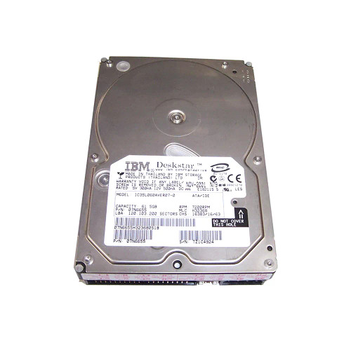 IC35L060AVER07-0 - IBM 61.5GB 7200RPM IDE/ATA 3.5" HDD