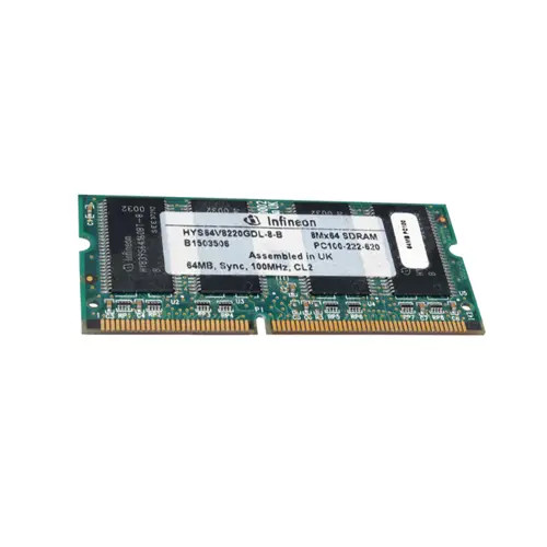 Infineon HYS64V8220GDL-8-B 64MB PC100 SoDimm Memory Module