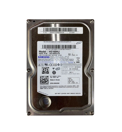 0NW340 - Dell 160GB 7200RPM SATA 3.5" Hot-Plug HDD