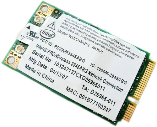 WM3945ABG - Intel PRO/Wireless 3945ABG 54Mbps Wireless Network Adapter