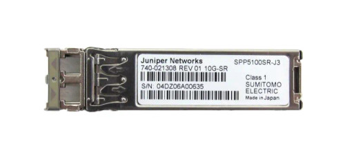 740-021308 - Juniper 10Gbps 10GBase-SR 850nm 300m SFP+ Transceiver Module